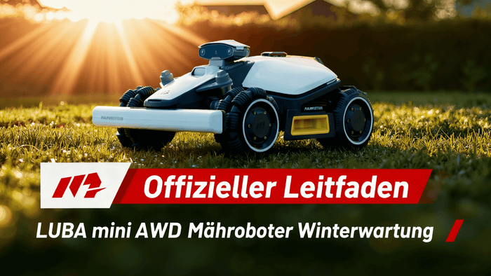 LUBA mini AWD Mähroboter Winterwartung