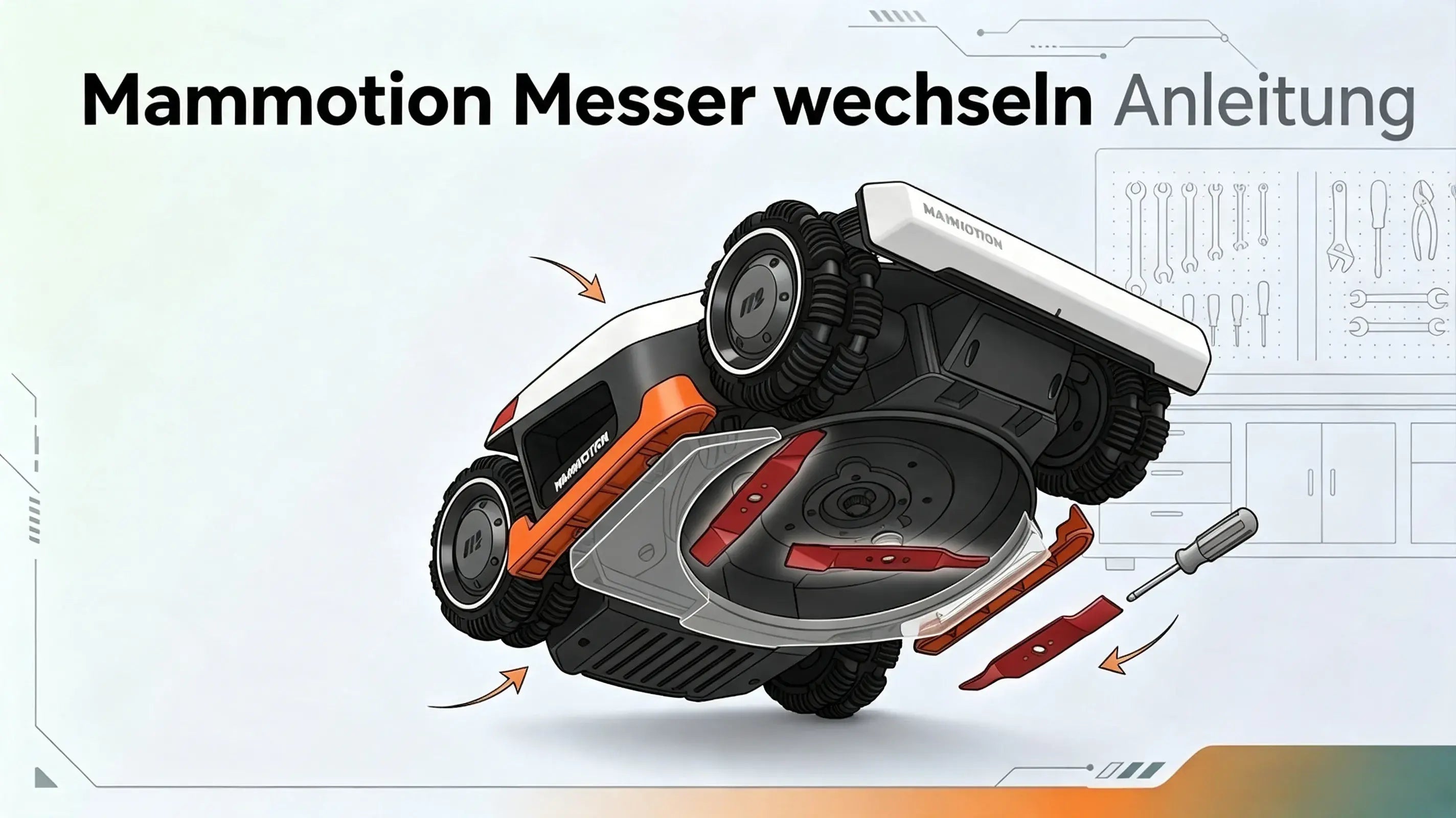 Mammotion Messer wechseln: Schritt-für-Schritt-Anleitung