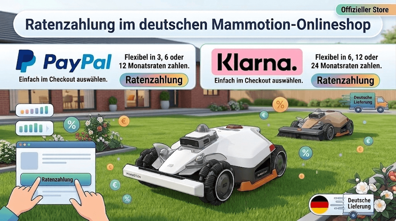 Ratenzahlung im deutschen Mammotion-Onlineshop