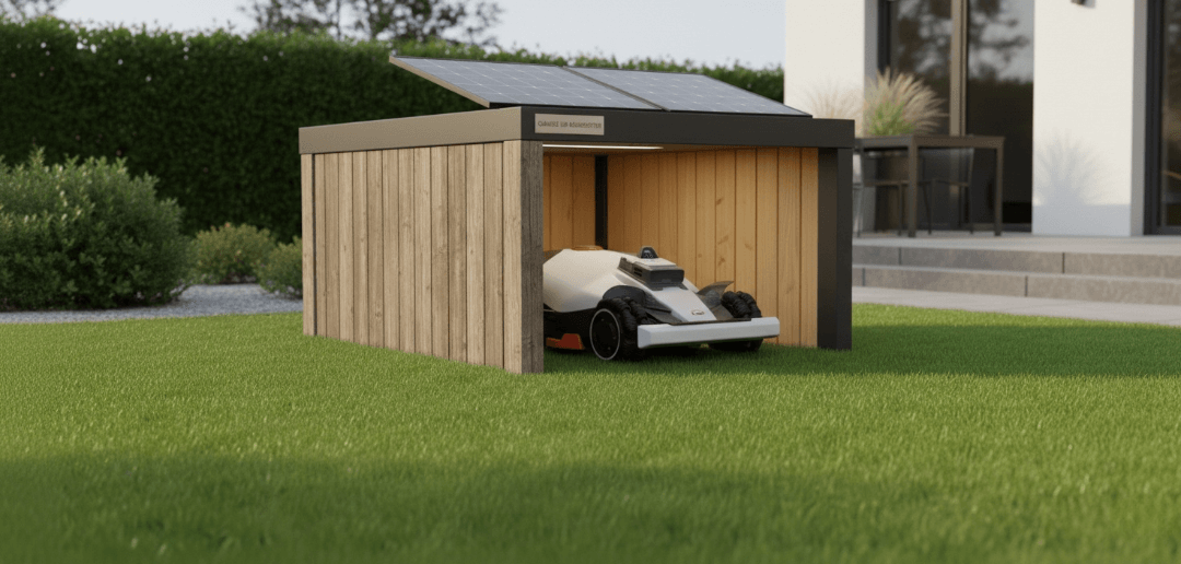Mähroboter Garage