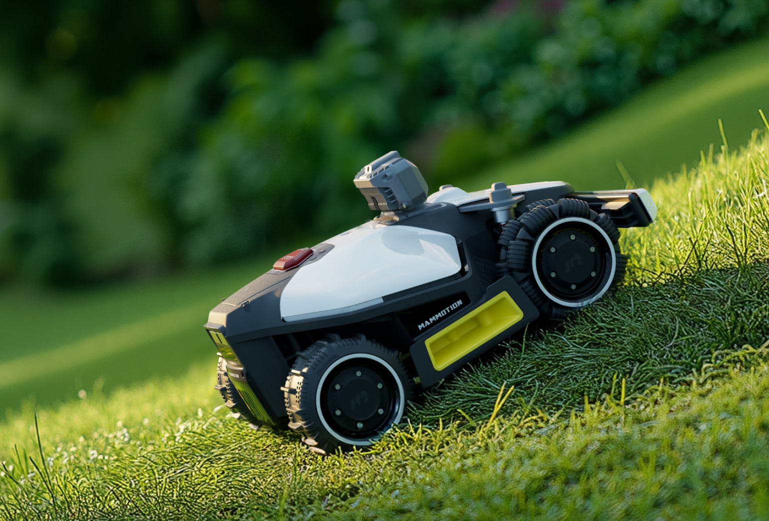 Können Mähroboter nasses Gras mähen?