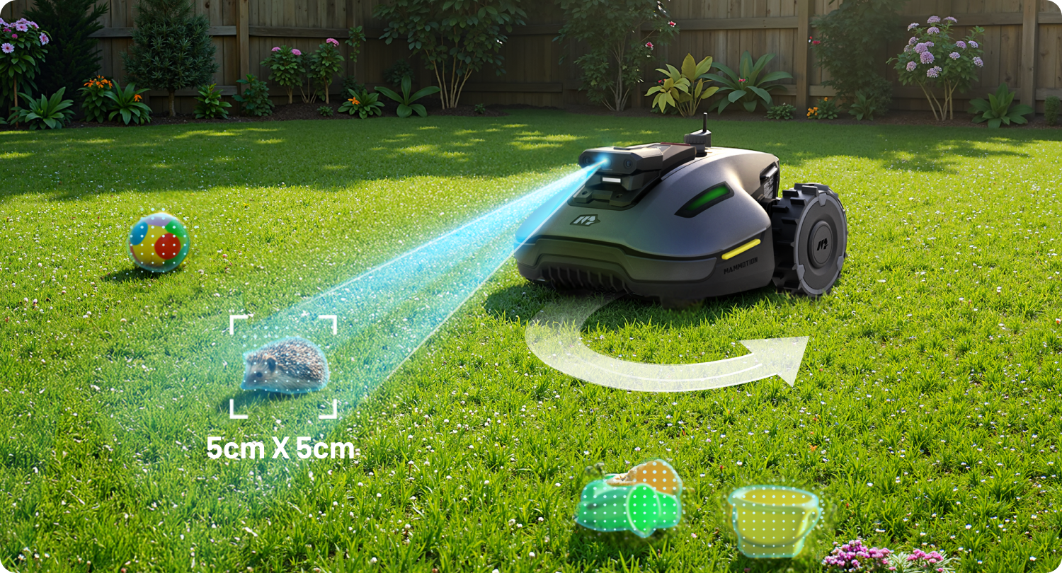 mammotion yuka mini vision 700 mähroboter mit kamera