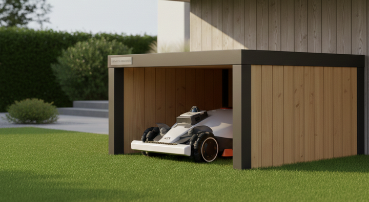 mähroboter garage