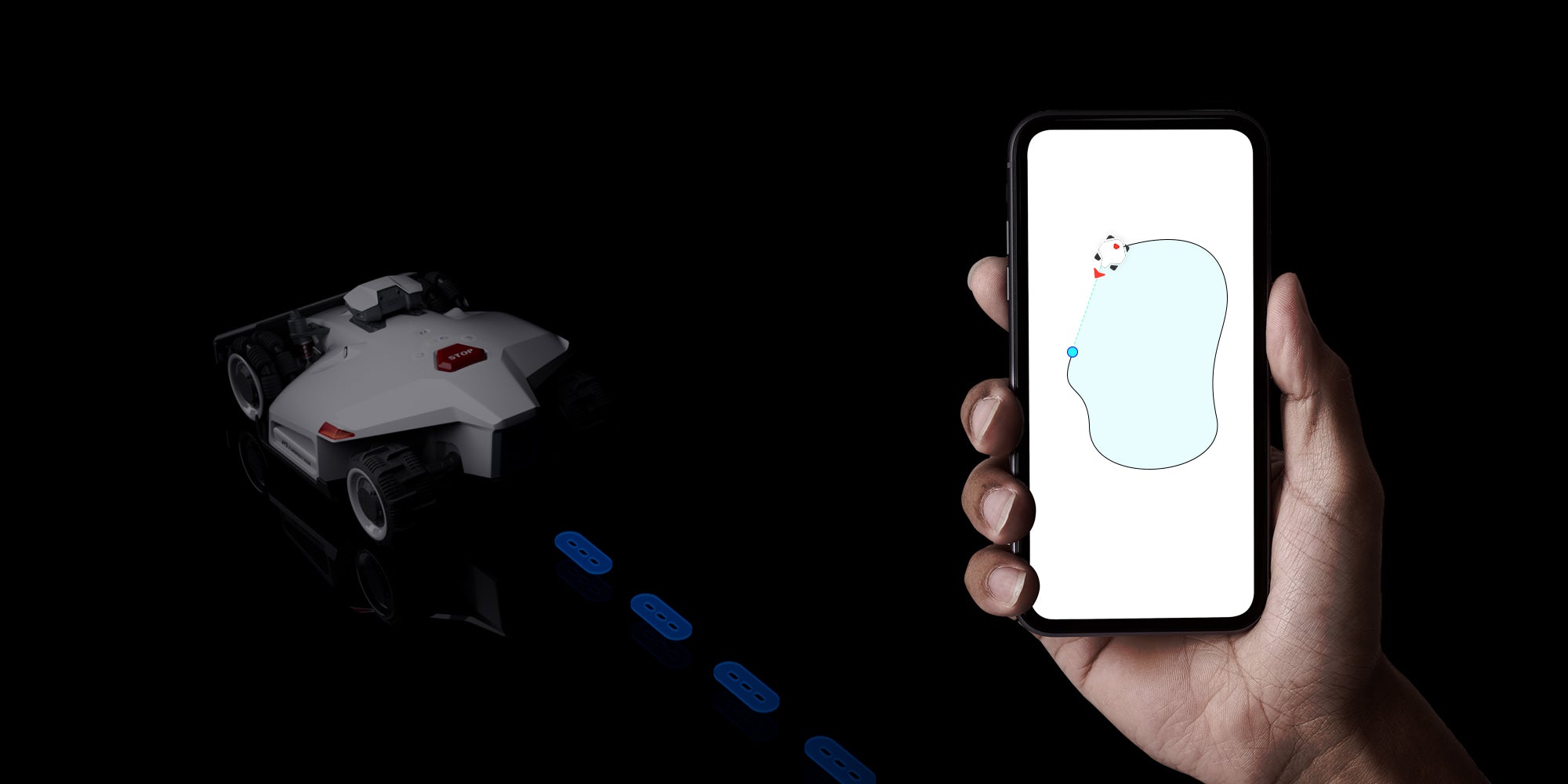 mähroboter ohne begrenzungskabel - mammotion luba 2 awd