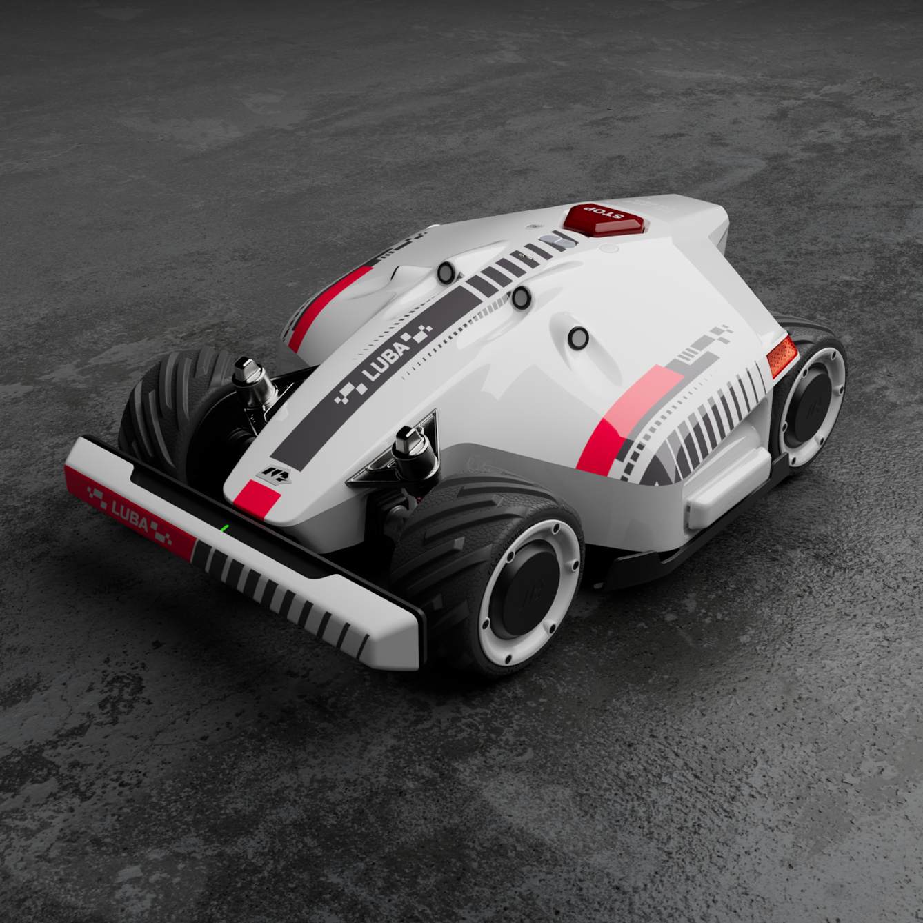 Formula Car Sticker for LUBA 1 AWD Series