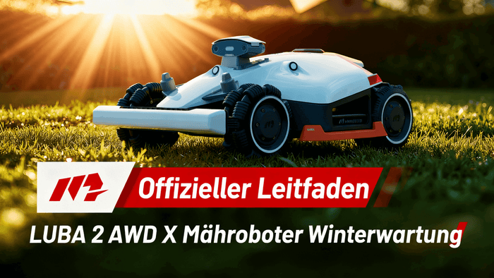Mammotion LUBA 2 AWD X – Winterwartung für den Mähroboter