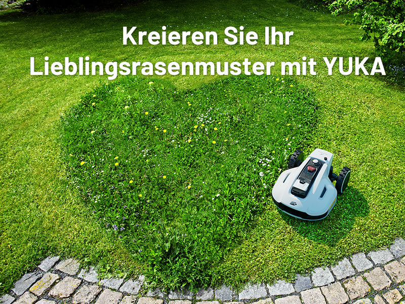 YUKA 1500: 3D Vision Positionierung Mähroboter ohne Begrenzungskabel