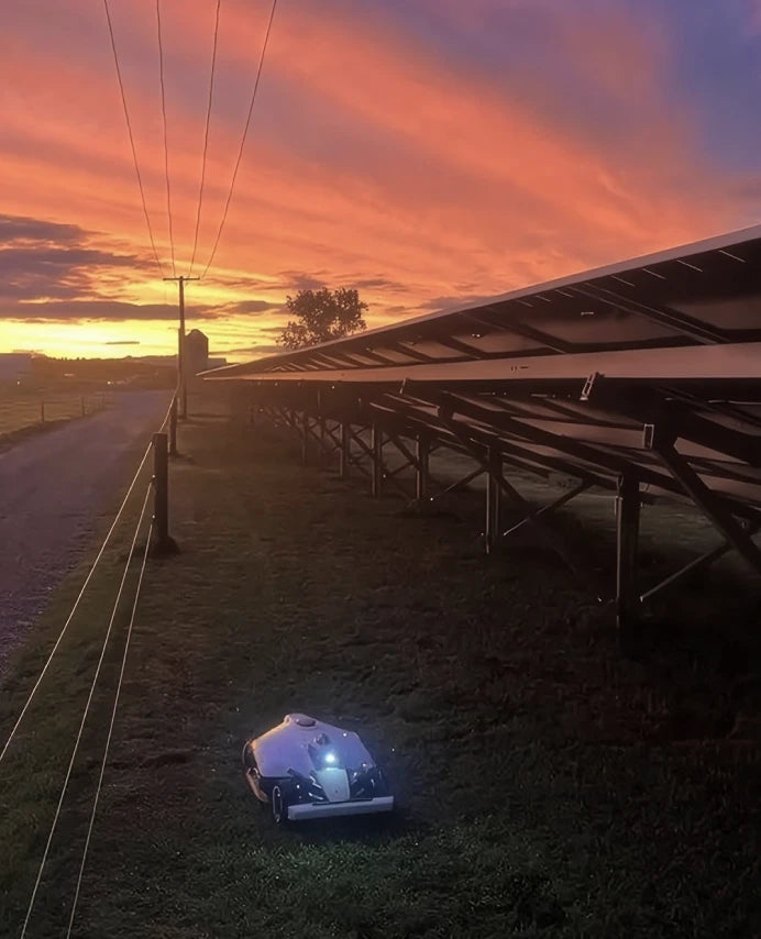 „Sorgt dafür, dass der Rasen unter unseren Solarmodulen immer gepflegt aussieht.“