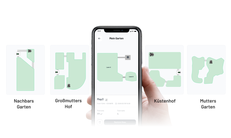 Meistern Sie Ihren Rasen mit Mammotion LiveMap*