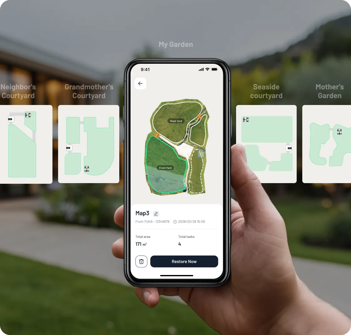Cloud-Backup für bis zu 10 Rasenkarten
