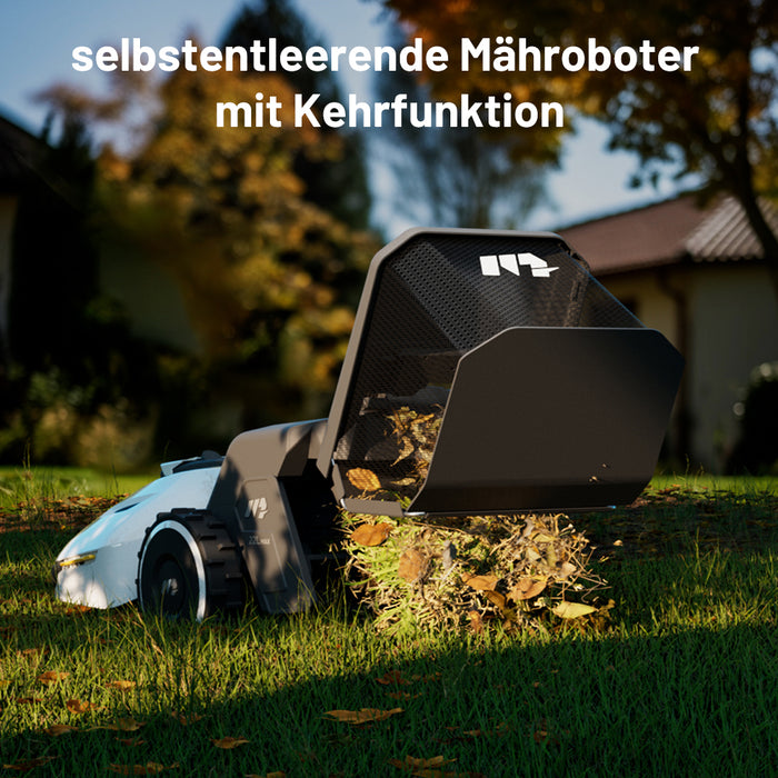 Mammotion YUKA 2000 Mähroboter Ohne Begrenzungskabel mit Kehrfunktion